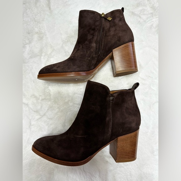 Alberto Fermani Shoes - Alberto Fermani Rich suede Brown Ankle Booties